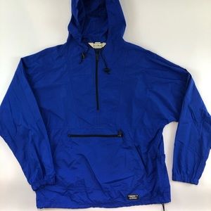 Land’s End Men’s Long Sleeve Blue Windbreaker